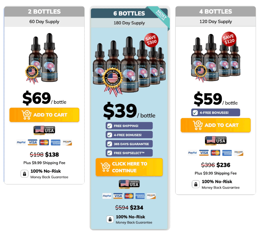 pineal guardian x bottles